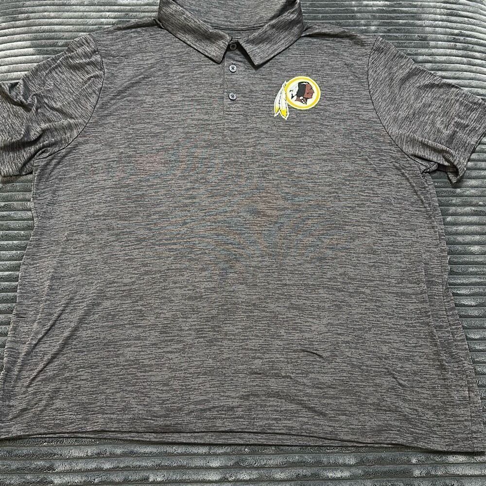Majestic Washington Redskins Polo Shirt Men’s Sz XXL - Picture 2 of 5